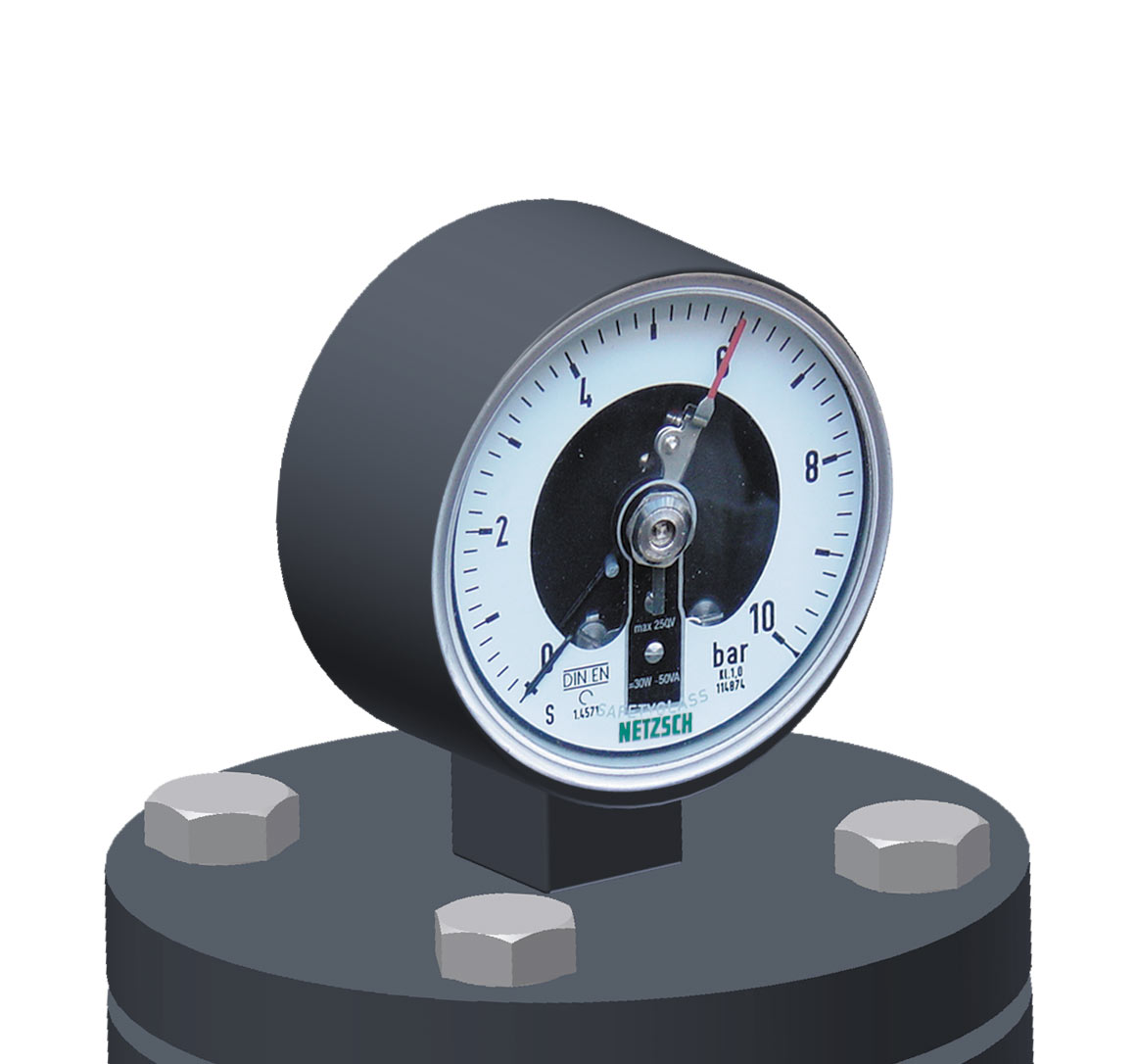 Manómetro de contacto con transmisor de presión G3/4 pulgadas